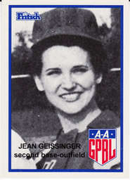 geissinger jean dead aagpbl baseball player american